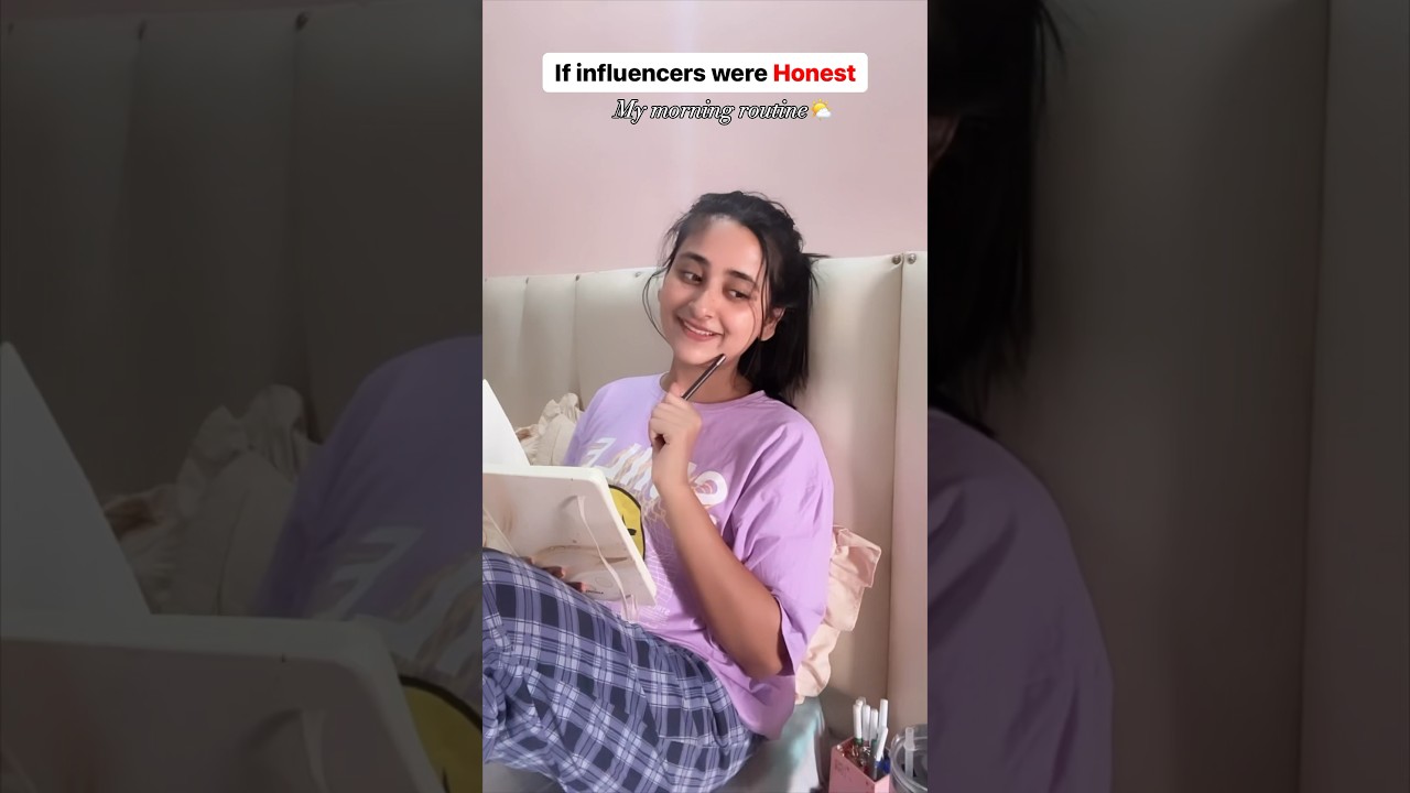 If influencers were honest #funnyshorts #minivlog #ytshorts #shorts