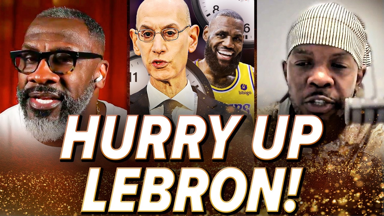 Unc & Iso Joe REACT as Adam Silver Wants LeBron James to HURRY UP & Make His DECISION! | Nightcap