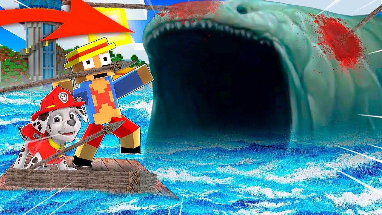 CAZAMOS A BLOOP CON LA PAW PATROL EN MINECRAFT 😱