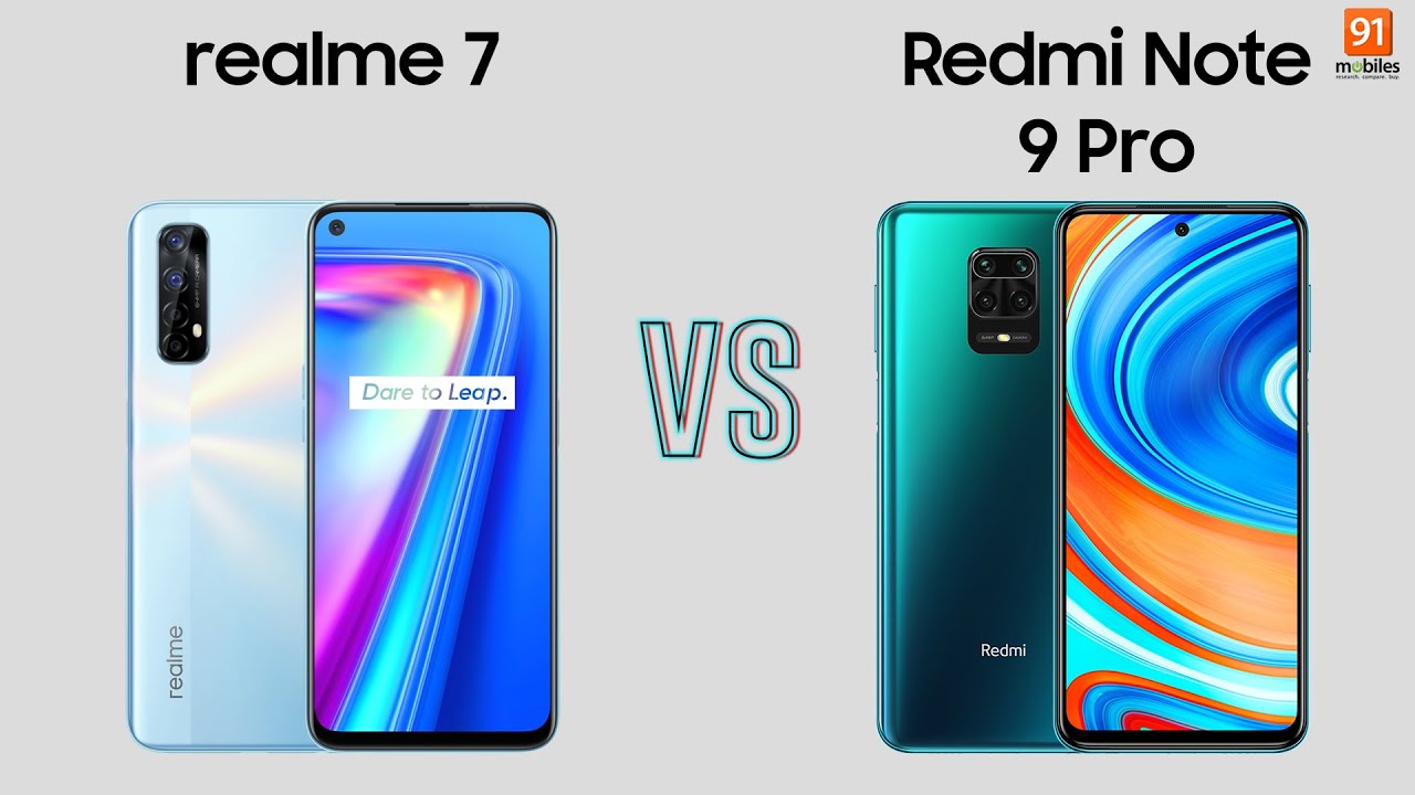 Realme 7 vs Redmi Note 9 Pro: Full comparison | PUBG test | Battery charging test |Camera comparison