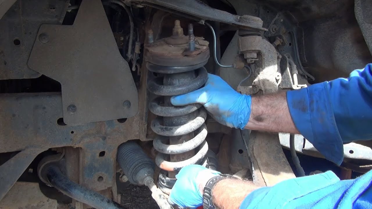 Ford Ranger Mk3 Wildtrak easy front spring & shock replacement