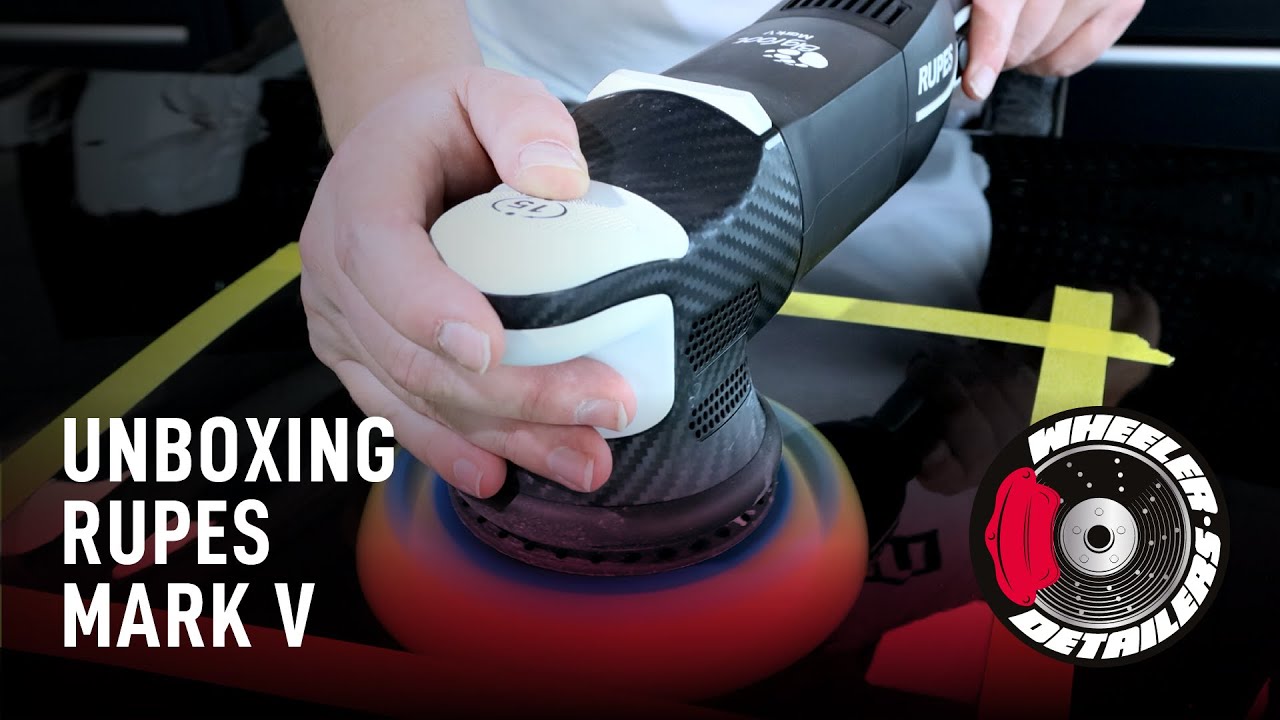 DISCOVER RUPES BIGFOOT 15 MKV POLISHER | UNBOXING & MK5  VS MK3 TEST