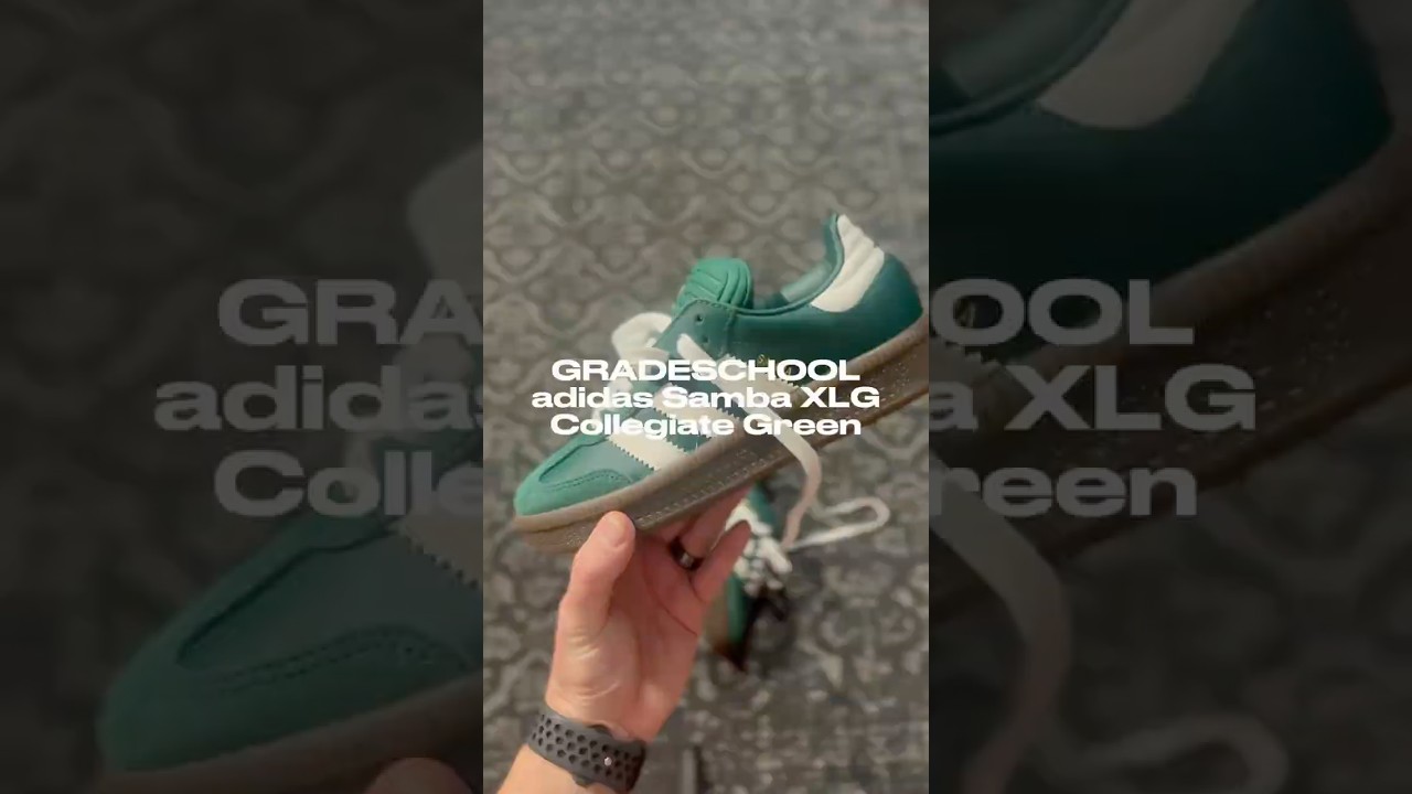 The BEST Kids’ Samba Yet? | Unboxing adidas Samba XLG "Collegiate Green" | Sneaker Review