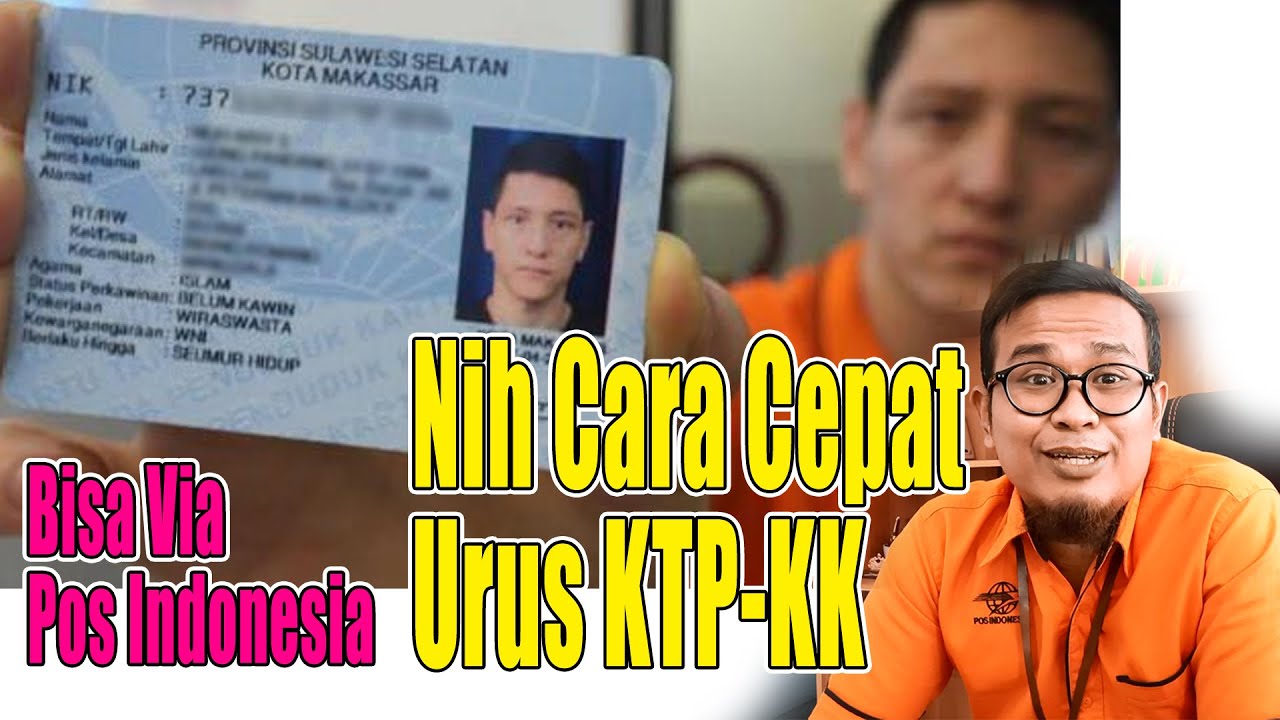 Urus KTP - KK Via PT Pos Sehari Beres! Ini Tips H+1 Kelar Deh...