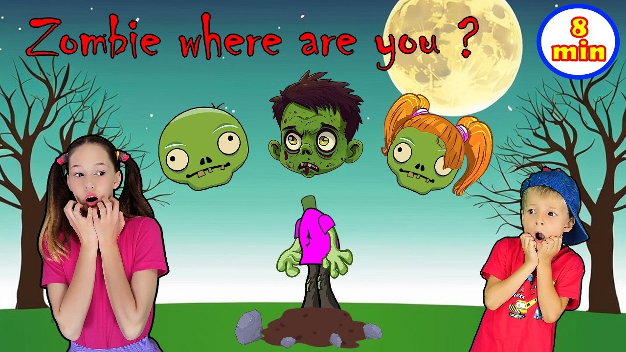 ZOMBIE FALLS APART! 🤯 Halloween Bus Monster Mash! & Finger Family! | Halloween Songs #monstermash