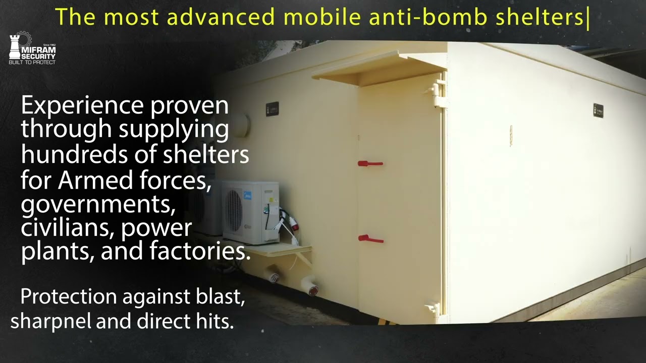 Portable Shelters &ndash; Modular Blast & Ballistic Protection Units | Mifram Security