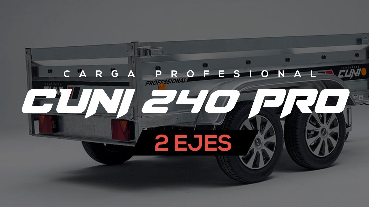 REVIEW: Remolque de carga profesional CUNI 240 PRO