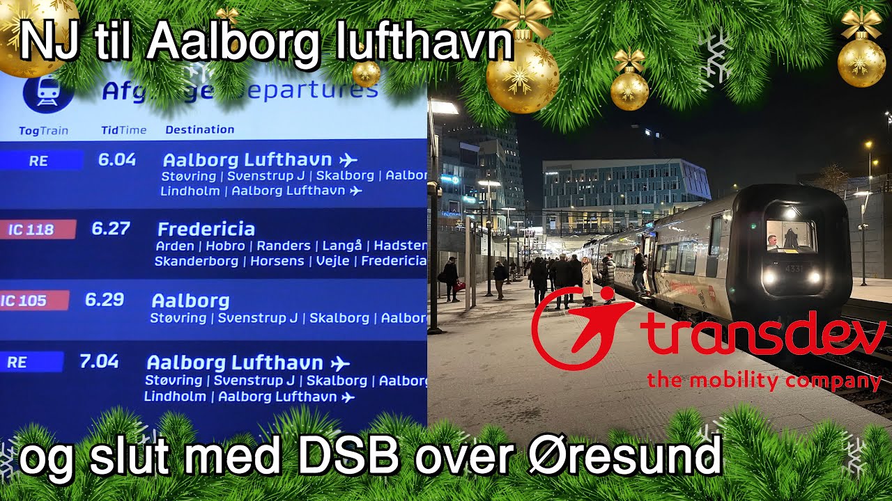 K23 - NJ til Aalborg lufthavn og farvel til DSB over Øresund