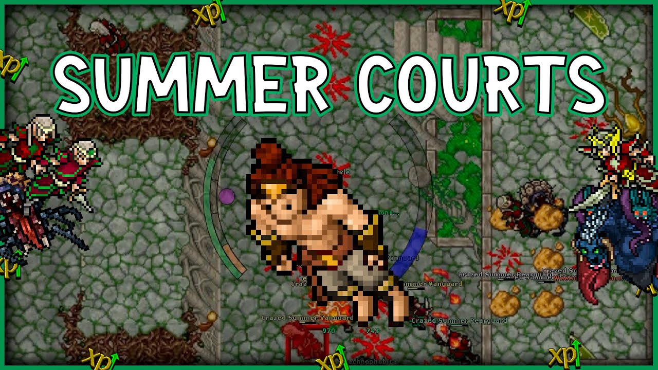 Summer Courts | 4.2KK EXP Raw | 250+ Monk | Tibia