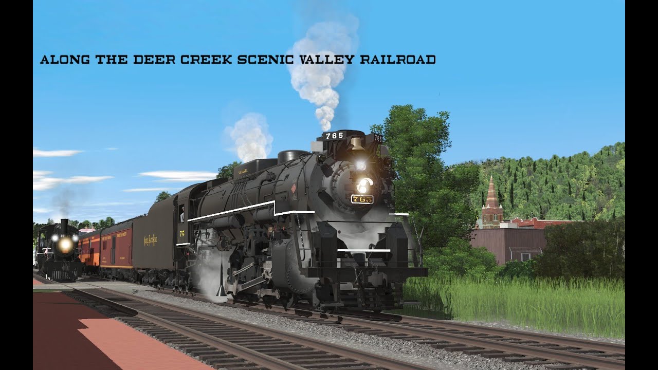 NKP 765 Along the Deer Creek Scenic Valley Railroad