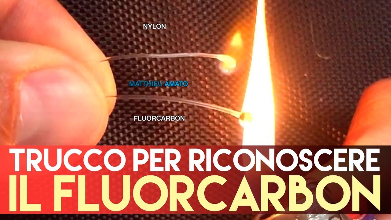 FILO FLUOROCARBON : Trucco per riconoscerlo e scoprire se &egrave; VERO #fluorocarbon (filo da pesca)