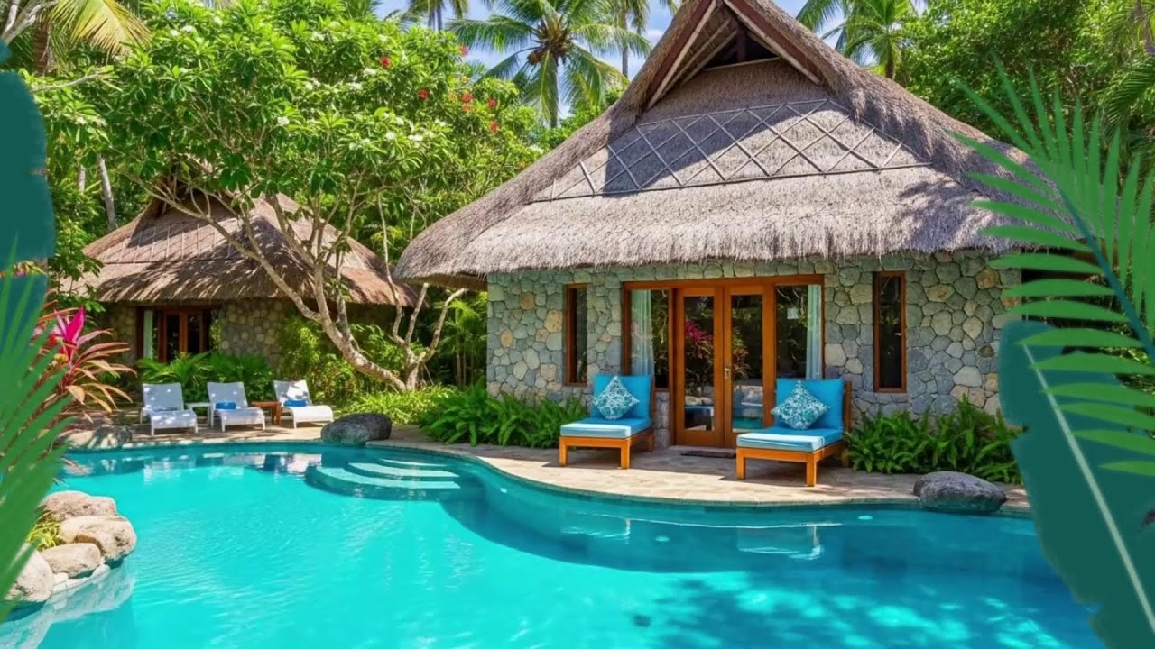 February Tropical Bossa Nova Oasis 🌴 Smooth Beach Jazz & Calm Sunny Day Vibes