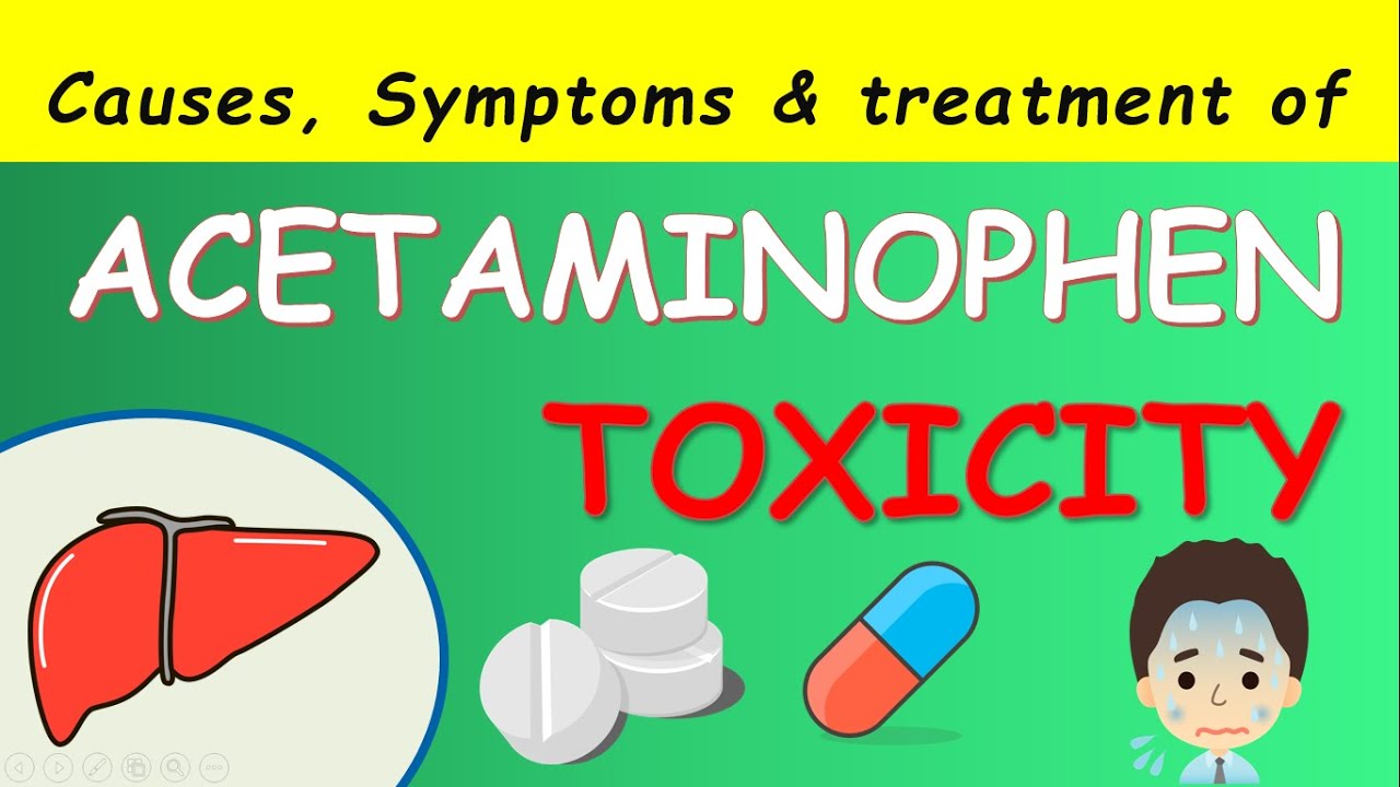 Acetaminophen (PARACETAMOL) toxicity - Symptoms, causes and treatment