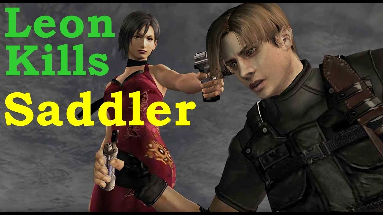 Resident Evil 4 (Leon saves Ada and kills Saddler )