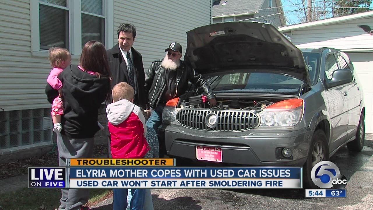 Elyria woman's used car hit by fire, she wants dealer to make repairs