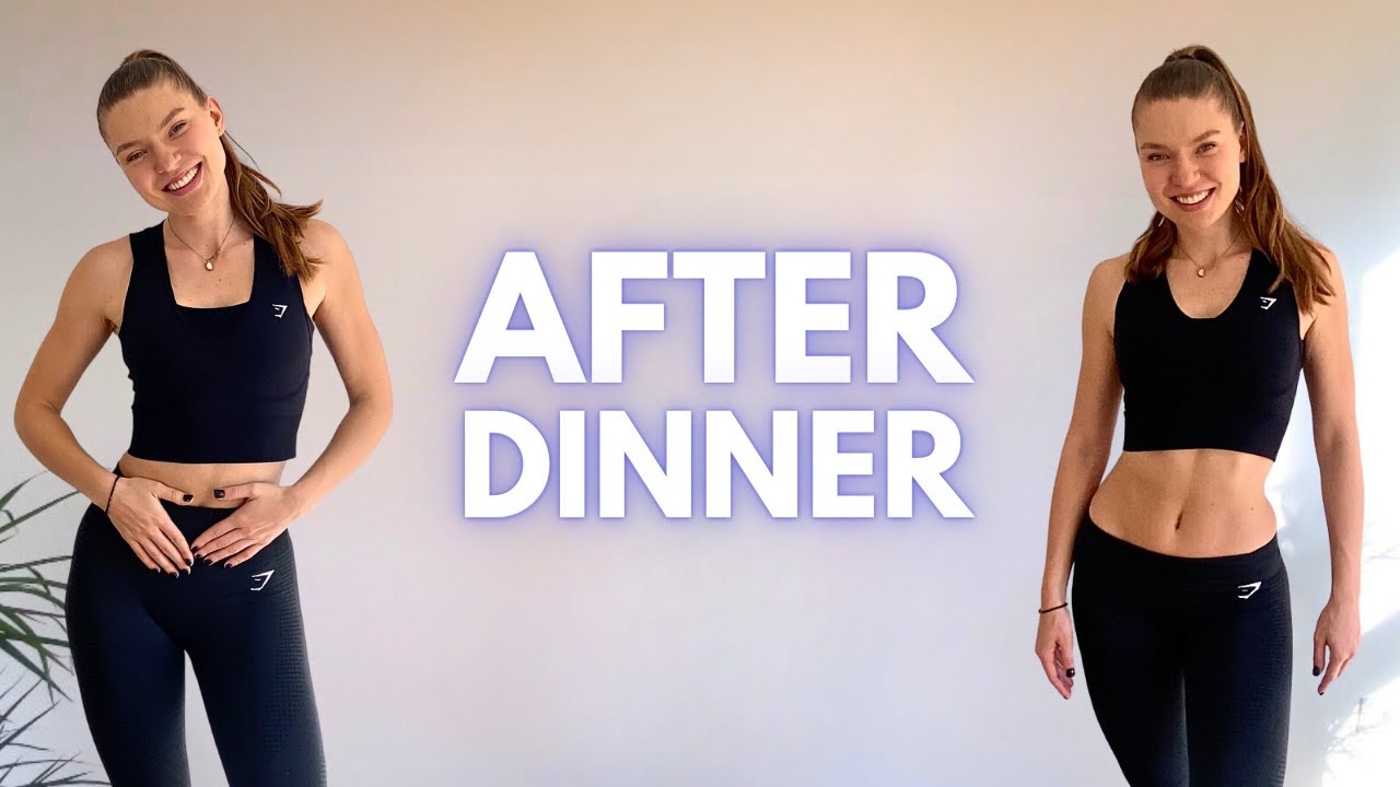 DO THIS AFTER EATING! 10 MIN After Dinner Workout Walk & Stretch