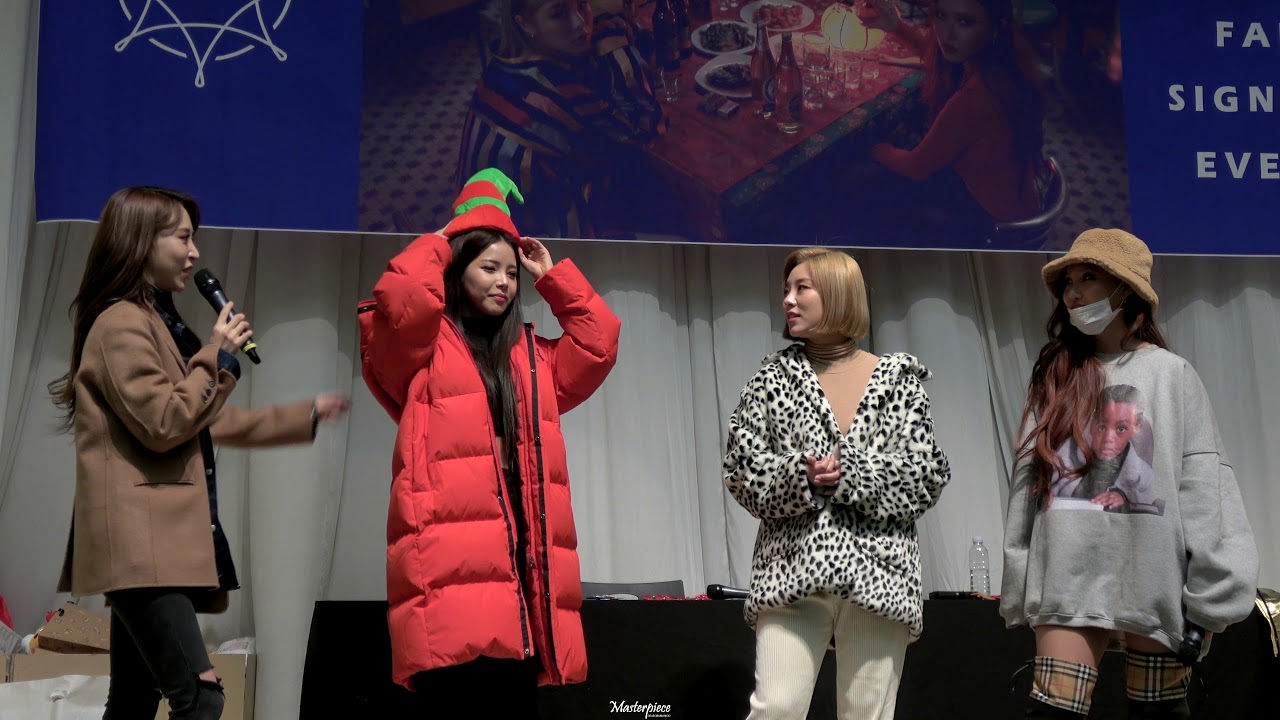 [4K] 181208 BLUE;S 목동 팬싸인회 포토타임 마마무 (MAMAMOO) 전체직캠 fancam [CHN SUB]