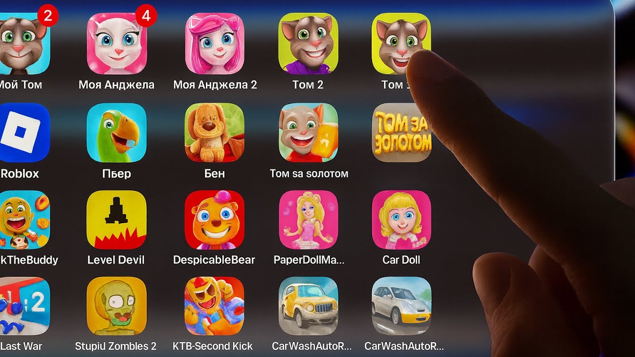 WOW TALKING TOM in my TAB HANDCAM 