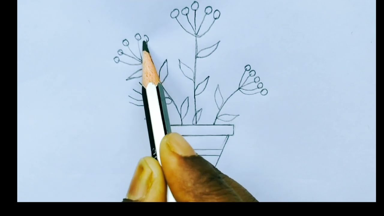 Flower 🌸 drawing for kids/Step by step 