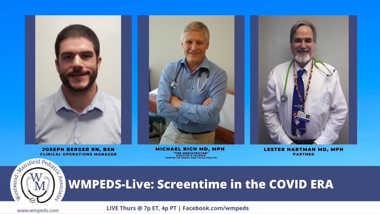 WMPEDS-Live: Screentime in the COVID ERA