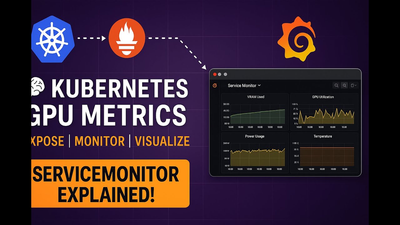 🔧 GPU Monitoring | ServiceMonitor Deep Dive + Grafana Dashboard Setup