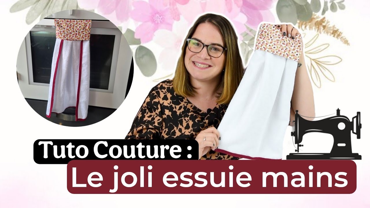Tuto Couture Facile et Rapide : Coudre un joli Essuie-Mains / By PopO