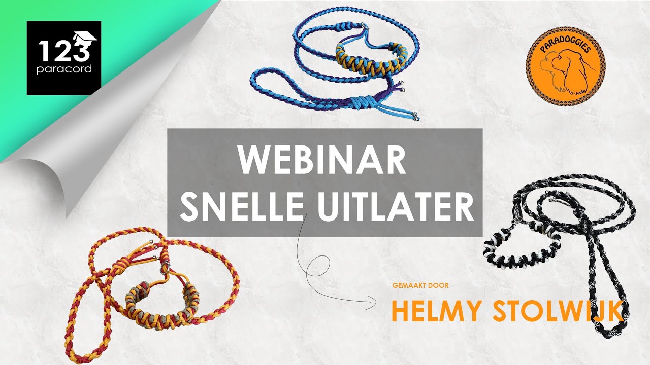 Webinar Snelle Uitlater  | Paracord Tutorial