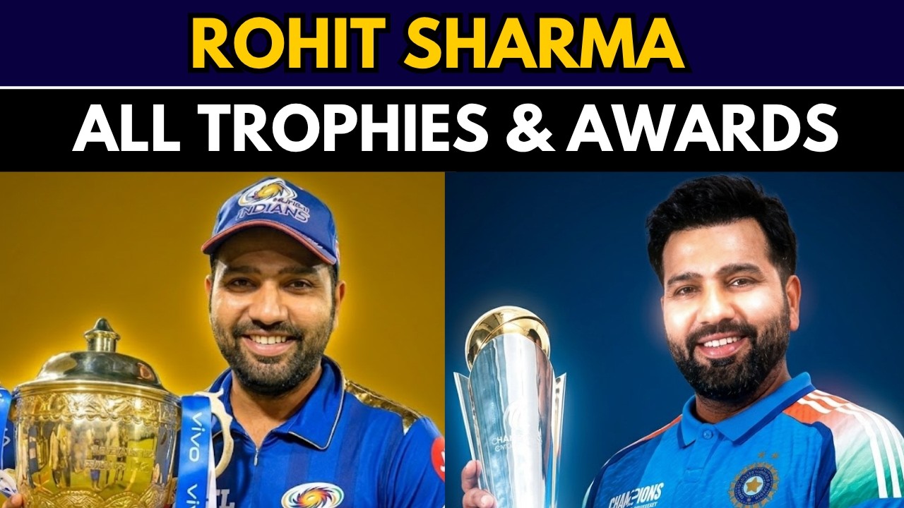 Rohit Sharma&rsquo;s Complete Trophy & Awards Collection 🏆