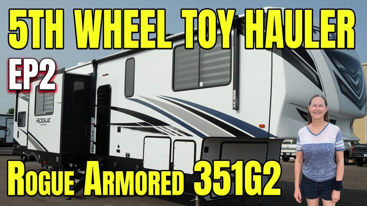 Low Priced 5th Wheel Trailer.  Ep2. Vengeance Armored Rogue 351G2