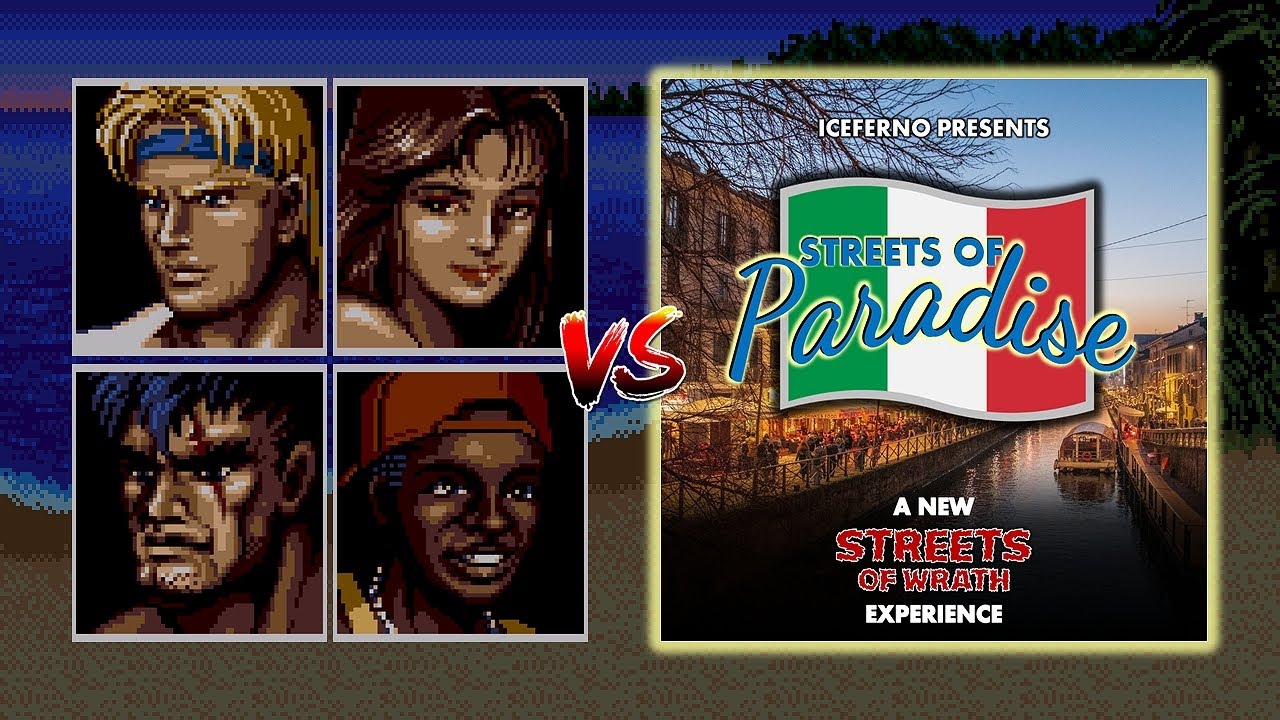 Streets Of Rage 2 vs. Streets Of Paradise - 