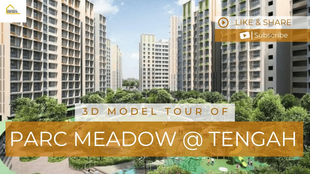 Exploring HDB BTO Parc Meadow @Tengah in 3D! (Sales Launch May 2023)