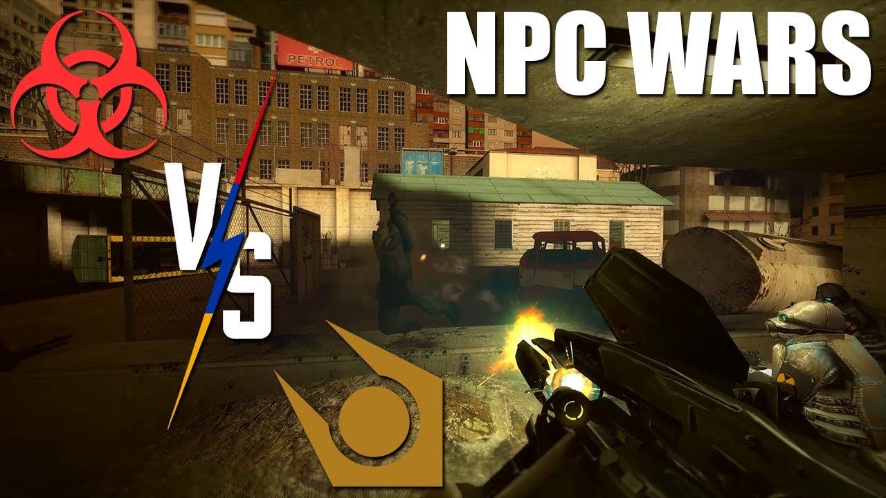 Combine vs Infected in City 17 | NPC Wars | GMod Realism