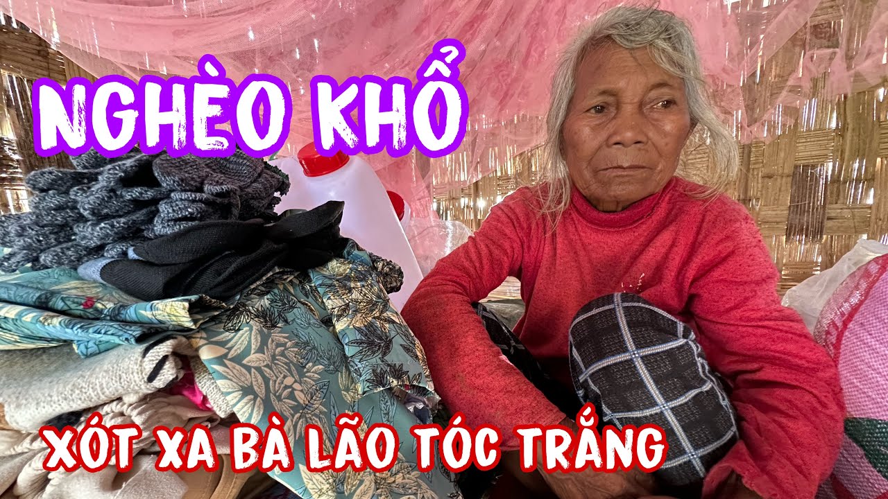 Thương lắm Bà cụ sống đơn độc 1 mình trên núi..hằng ngày bà ăn cơm với muối để sống..!