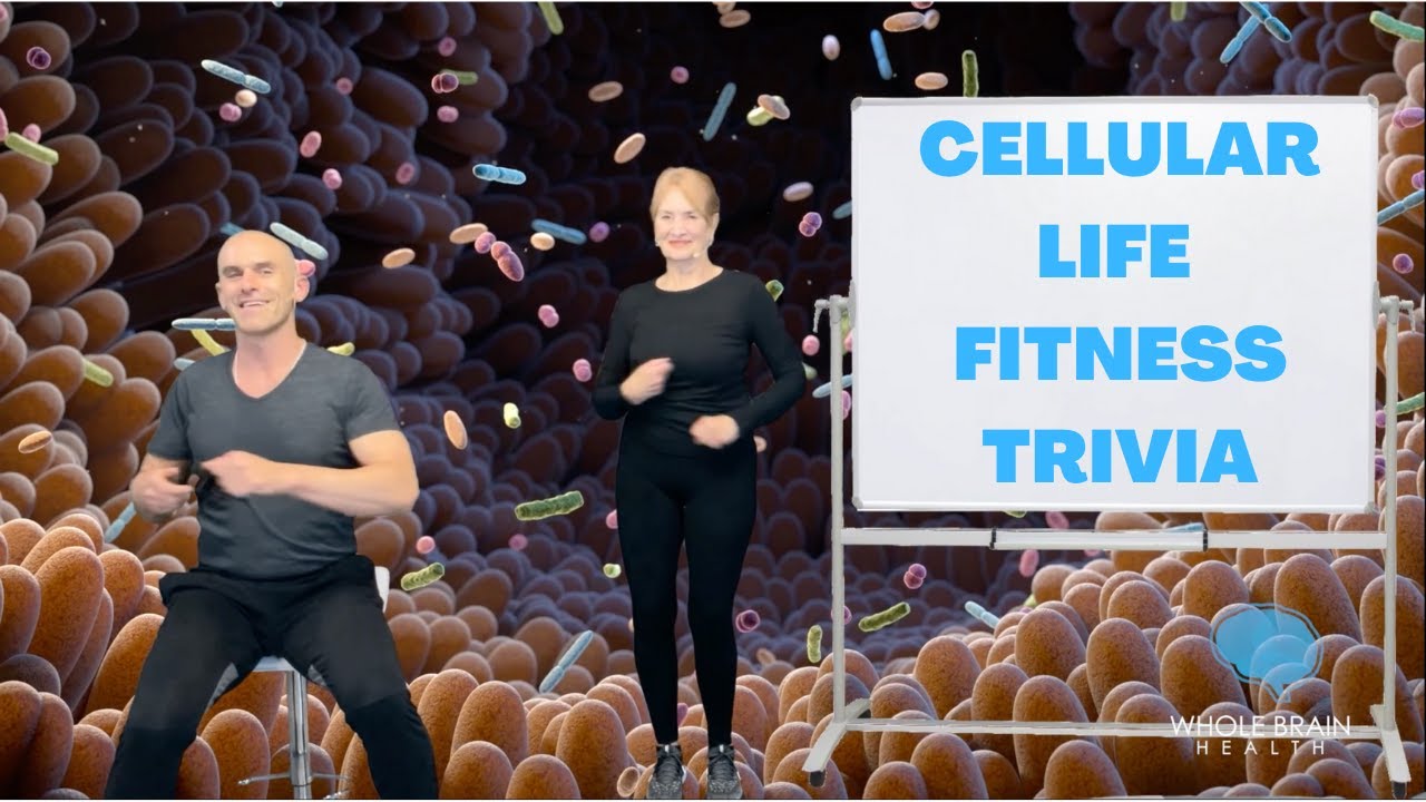 Fitness Trivia Episode 17 - Seated and Standing Body and Brain Exercise For Seniors 'Cellular Life'