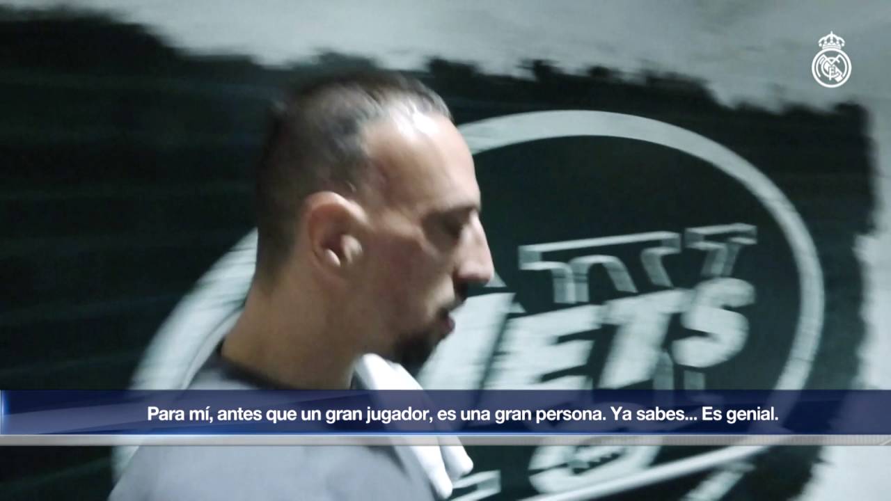 Zinedine Zidane and Karim Benzema meet Franck Rib&eacute;ry!