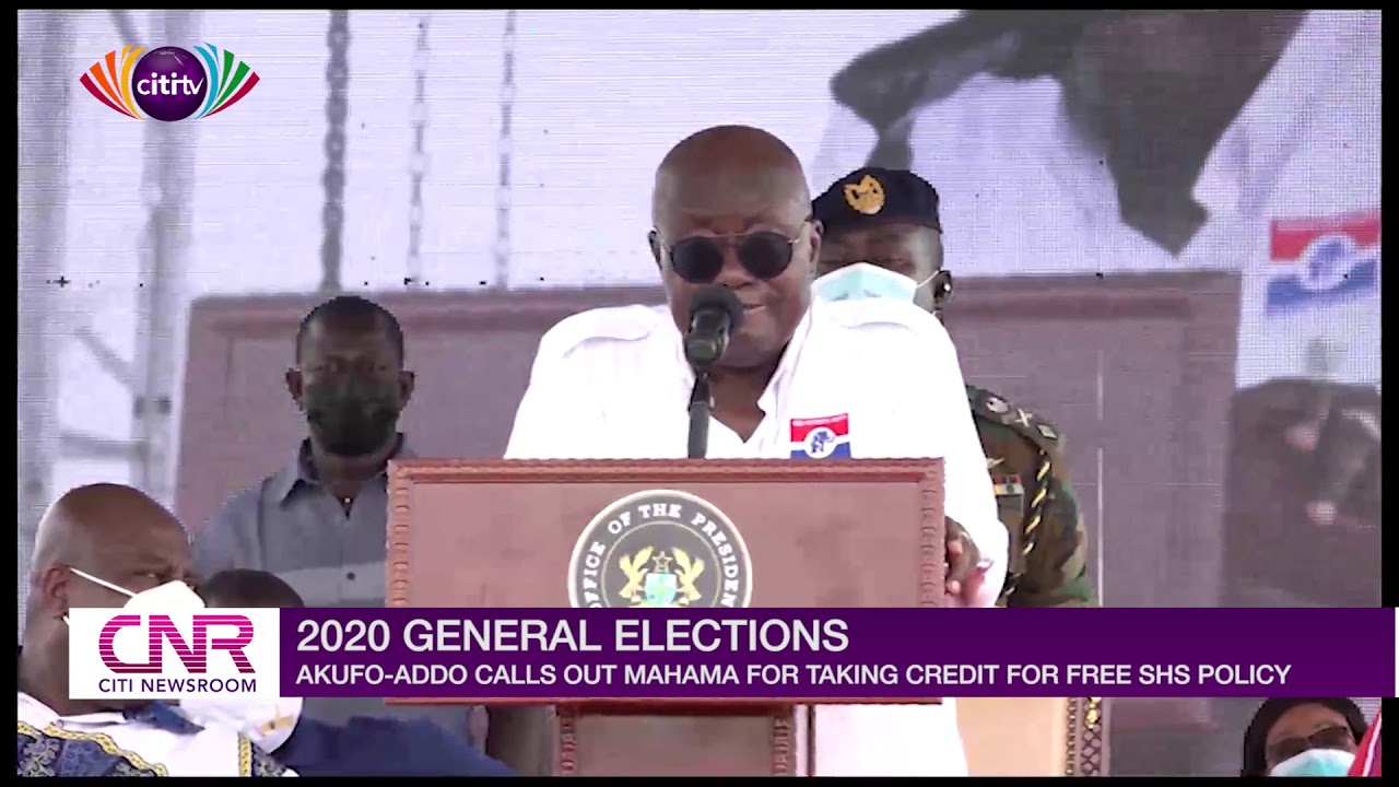 Akufo-Addo calls out Mahama for taking credit for free SHS policy | Citi Newsroom
