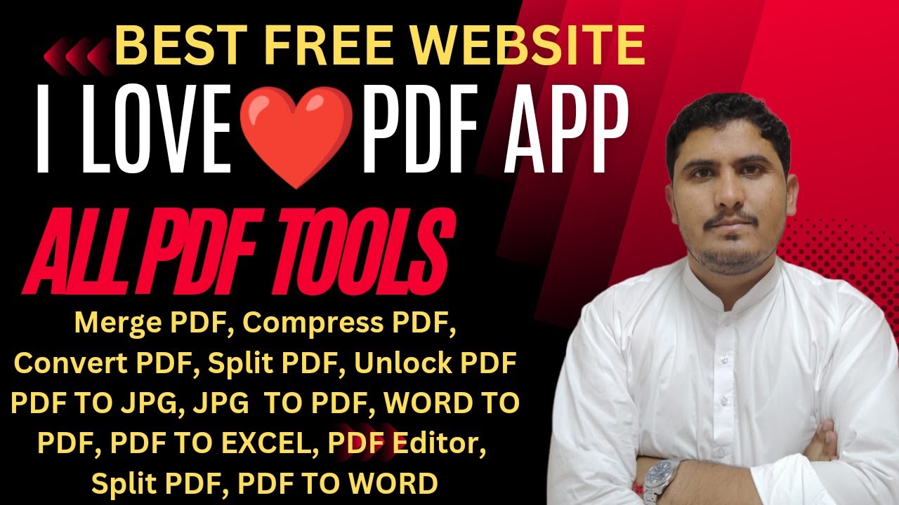 How To Use I Love PDF | Love PDF kesy use kren | MERGE PDF | SPLIT PDF | CONVERT PDF | KSA Info