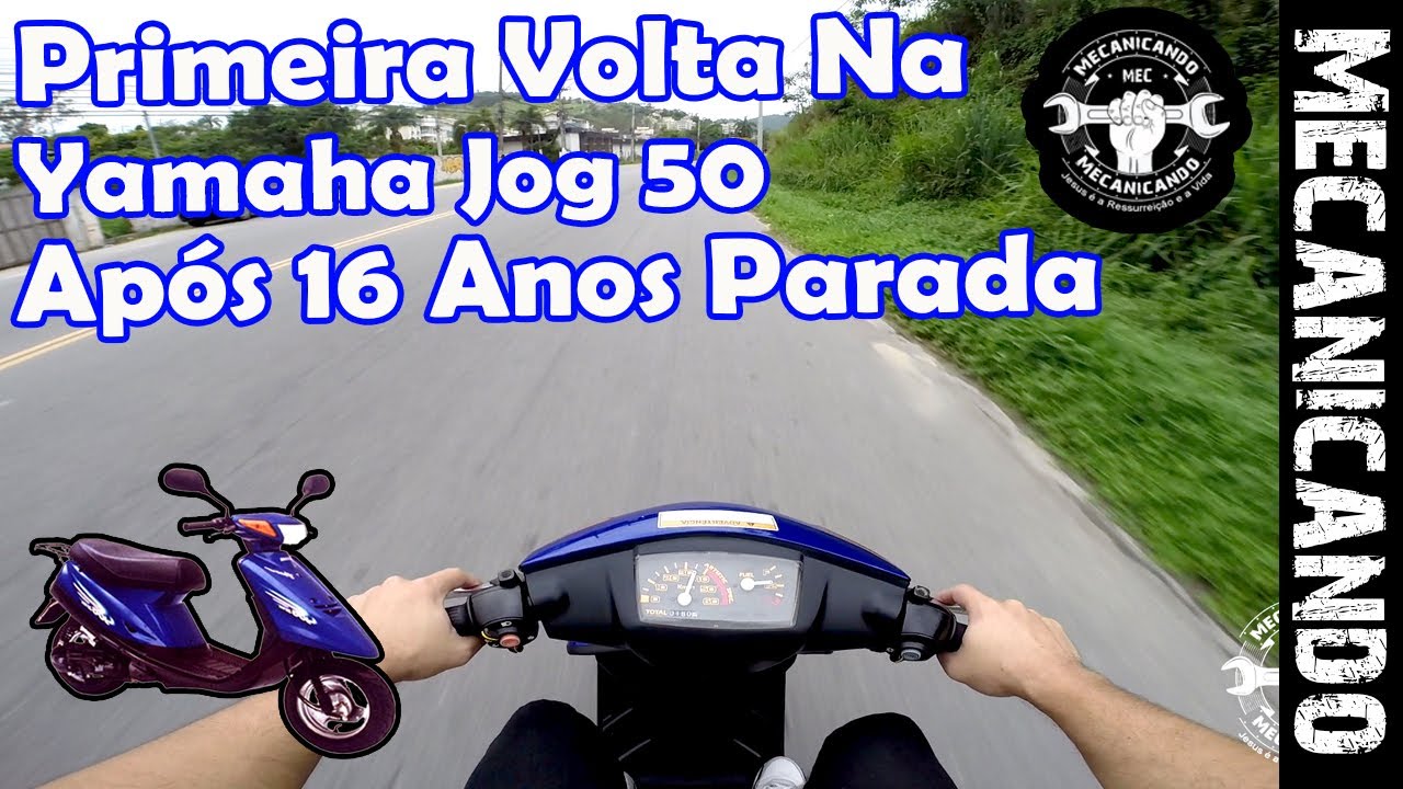 PRIMEIRA VOLTA 😱 APÓS 16 ANOS PARADA 😱 - 🚧 PROJETO YAMAHA JOG 50 🚧