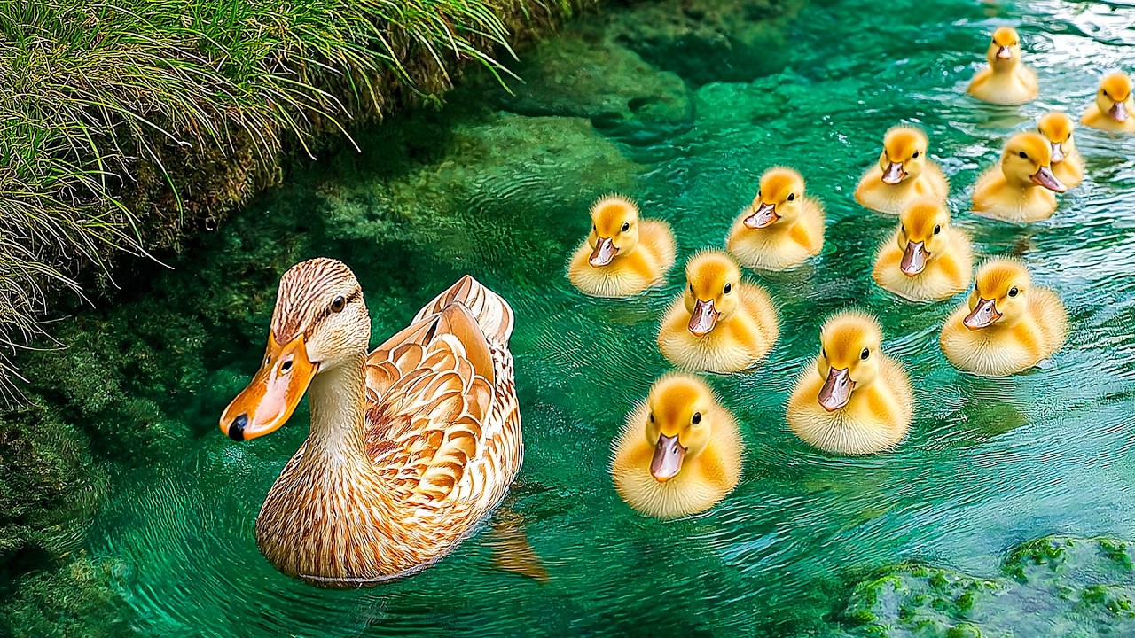 🦆 Утки на природе, исцеляющие душу – нежное видео для успокоения ума и восстановления эмоциональн...