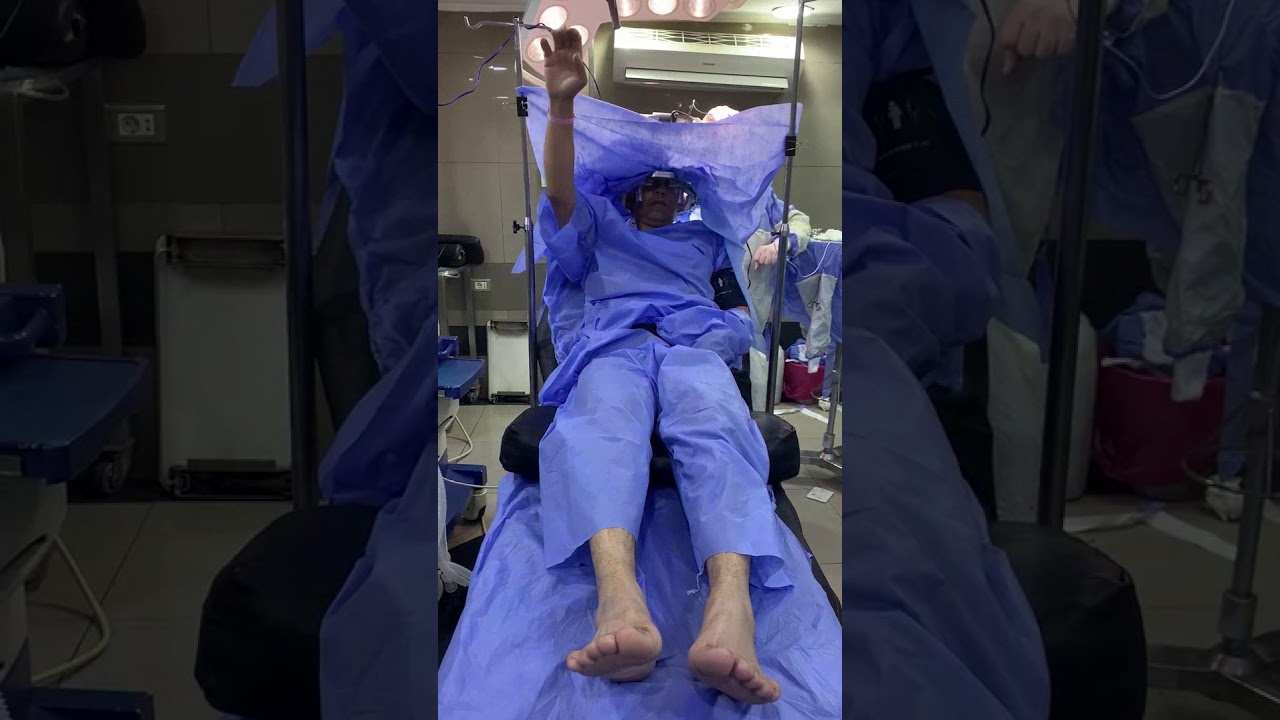نجاح جديد لحالة مريض شلل رعاش  من خلال عملية الكي العميق لأنوية المخ  مع دكتور /عمرو البكري