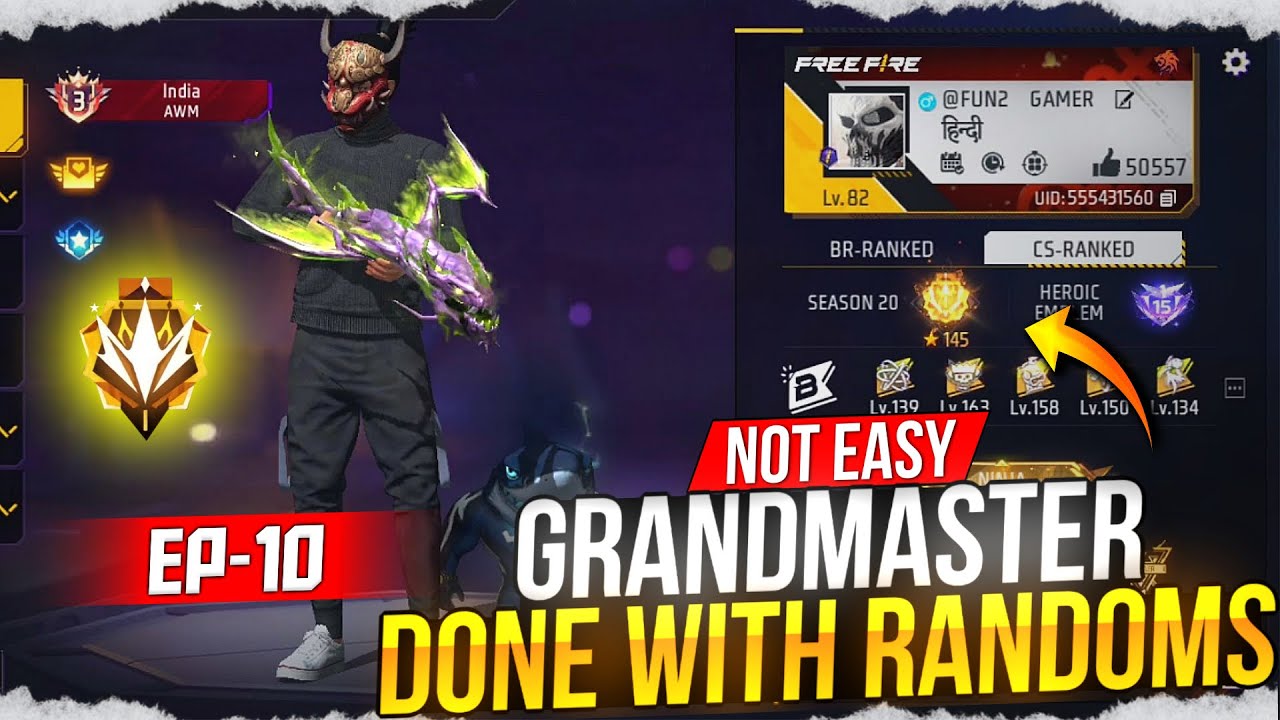 Grandmaster Done With Random Players || Season 20 || Ep-10