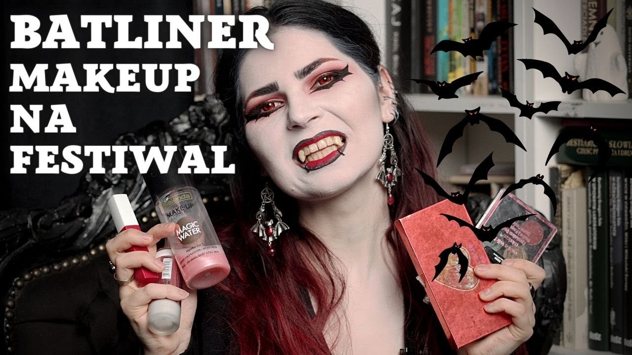 BATLINER gotycki makijaż na specjalne okazje! VAMPIRE BAT MAKEUP