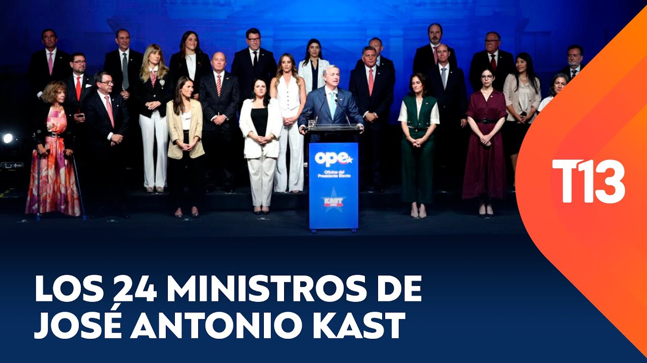 Estos son los 24 ministros del gobierno de José Antonio Kast