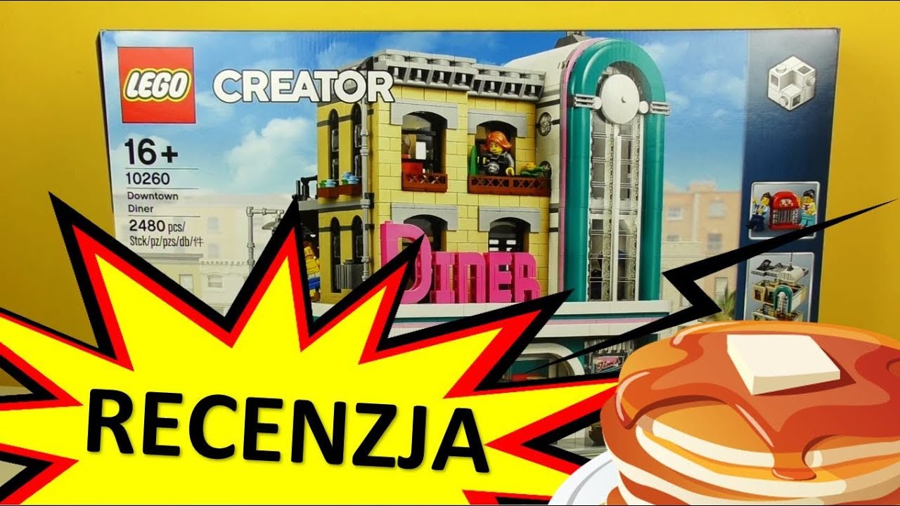 LEGO Creator Expert Bistro w śr&oacute;dmieściu 10260 / RECENZJA PO POLSKU