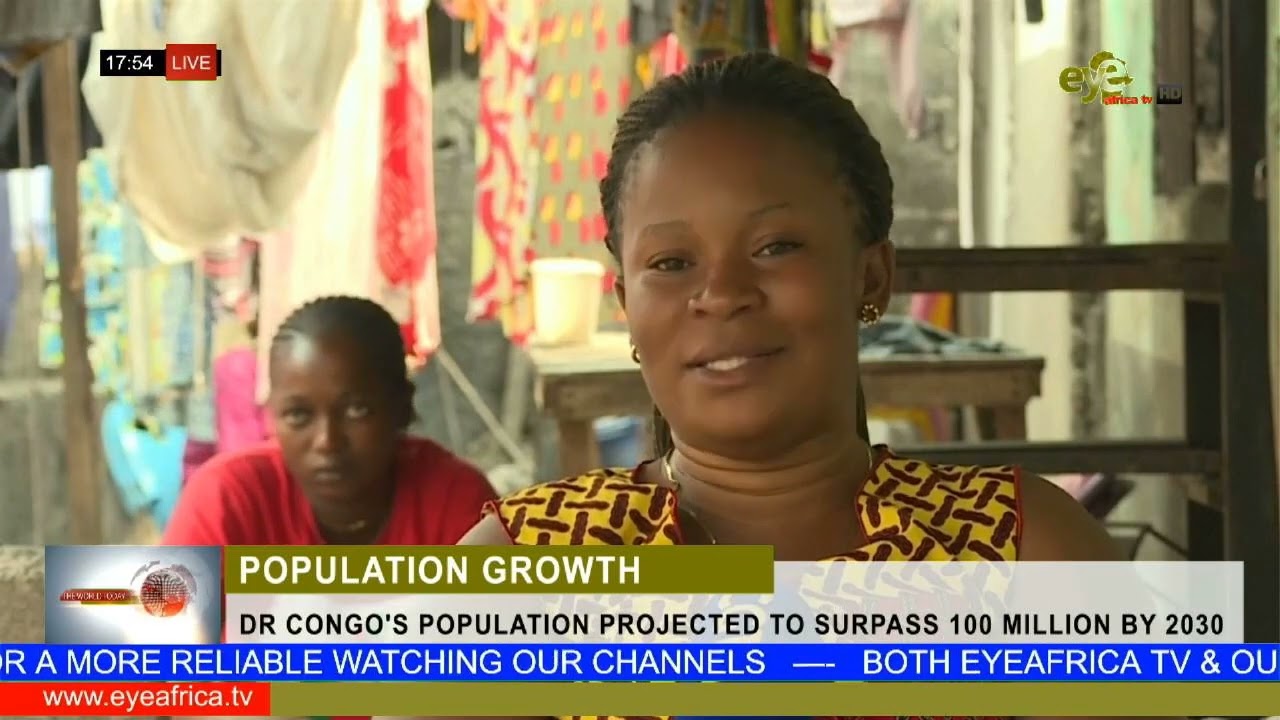 DR CONGO'S POPULATION PROJECTED TO SURPASS 100 MILLION BY 2030