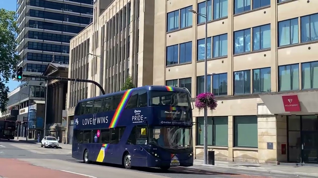 First Bus Pride Scania N280UD ADL Enviro400 City CBG 39472 YN20 CDZ