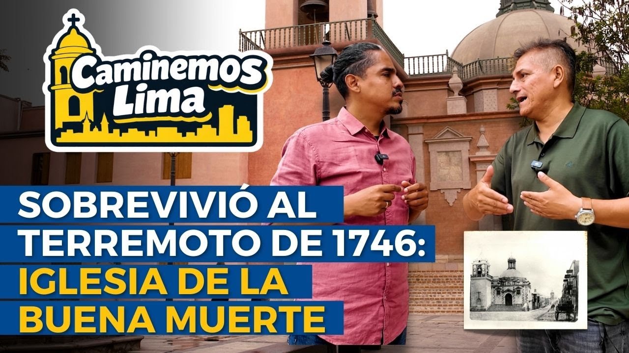 La torre que SOBREVIVIÓ al TERREMOTO de 1746: el secreto de la IGLESIA DE LA BUENA MUERTE