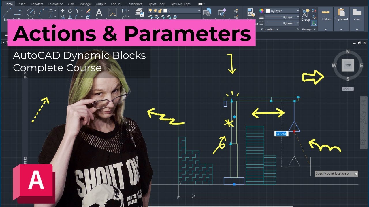 00 - AutoCAD Dynamic Blocks Actions & Parameters 101 - Introduction