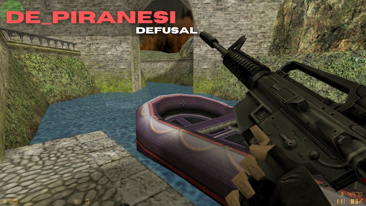 Counter strike 1.6 de_piranesi ASMR (No Commentary) PC Gameplay 1080p60 FHD 60 Fps (Nostalgic)