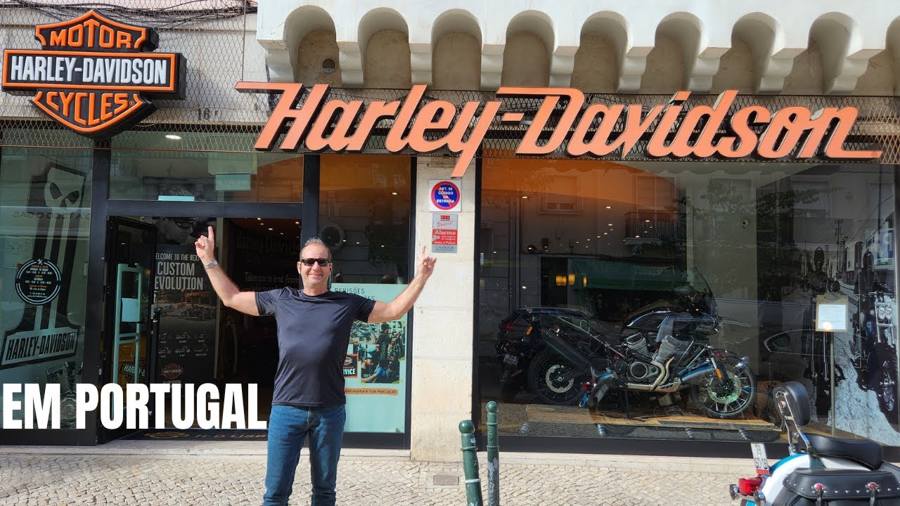 HARLEY DAVIDSON MOTOS EM PORTUGAL - VISITAMOS A HARLEY LISBOA, ACHAMOS UM BRASILEIRO QUE TRABALHA LÁ